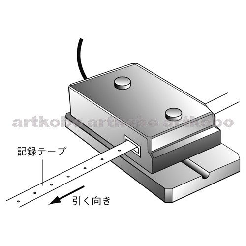 Web教材イラスト図版工房 R C1m 記録タイマーの使い方 3