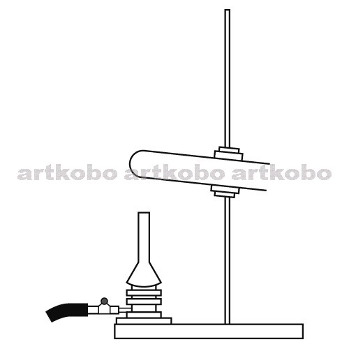 Web教材イラスト図版工房 R C1m アンモニアの発生装置と集め方 2