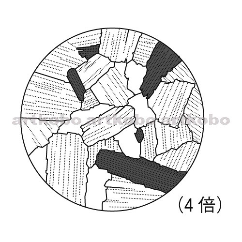 Web教材イラスト図版工房 R C2m 花こう岩のつくりと鉱物 4